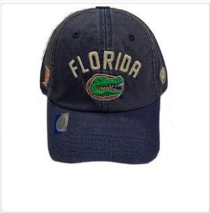 Florida Gators Cap Distressed Blue