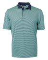 Cutter & Buck Virtue Eco Micro Stripe Recycled Mens Polo