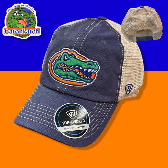 Florida Gators Denim Gator Head Embroidered Logo