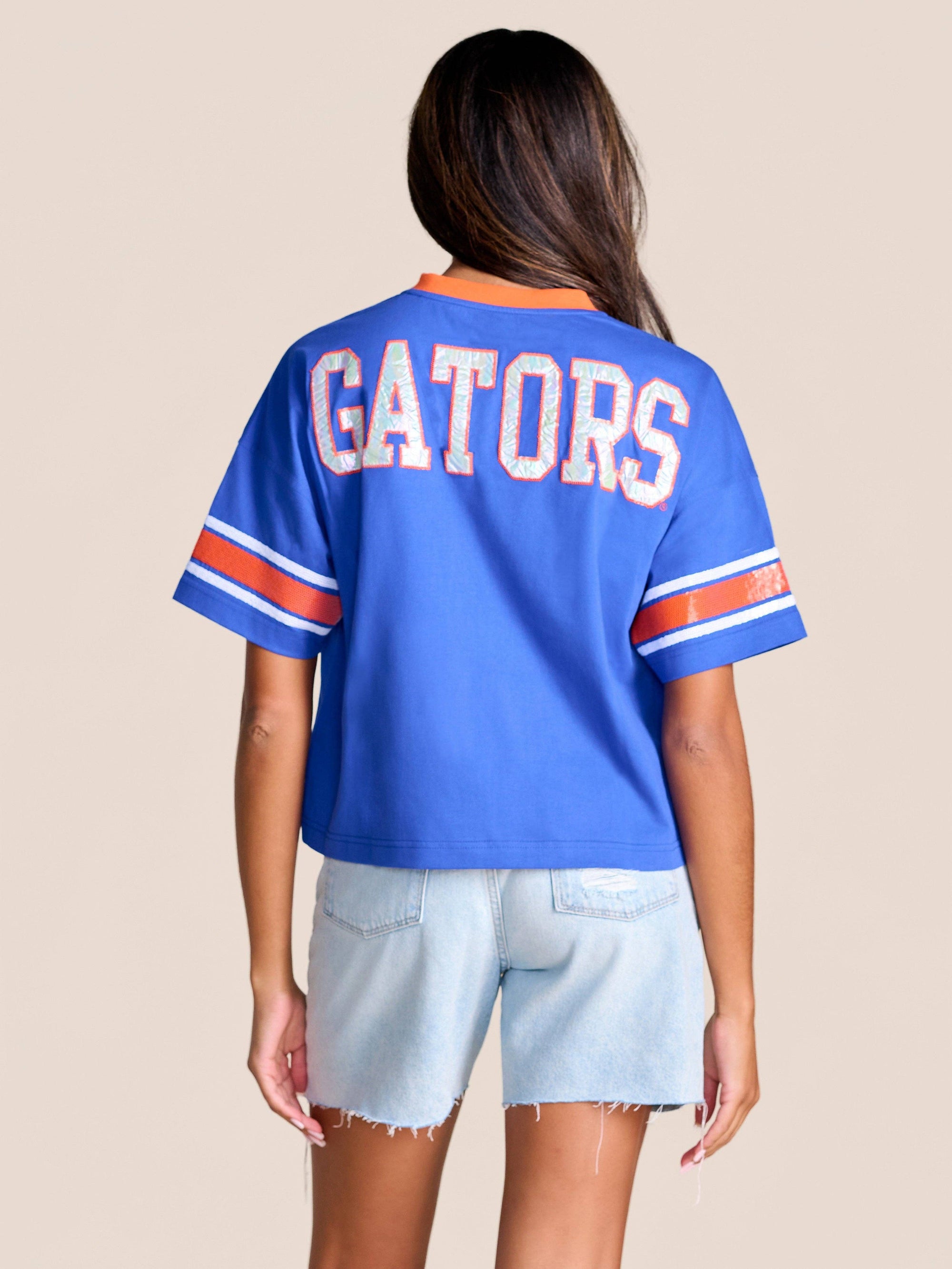 The Blitz Sequin Jersey Tee | Florida