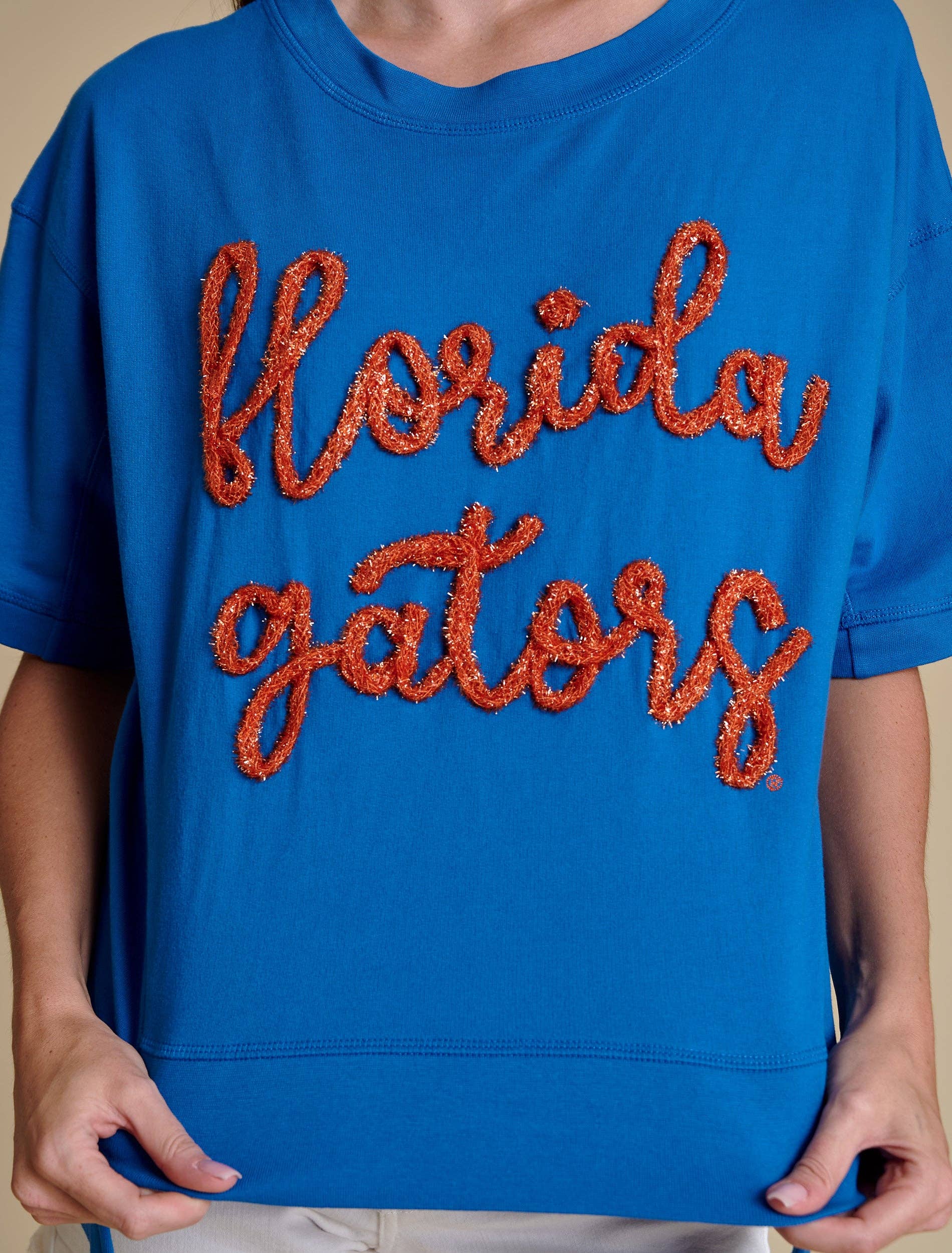 The Glitter Script Boxy Top | Florida