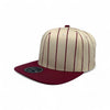 PLAIN FLAT PIN STRIPE HAT