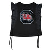 Sequin Ruffle Sleeve - NCAA Licensed: University of Florida / XL