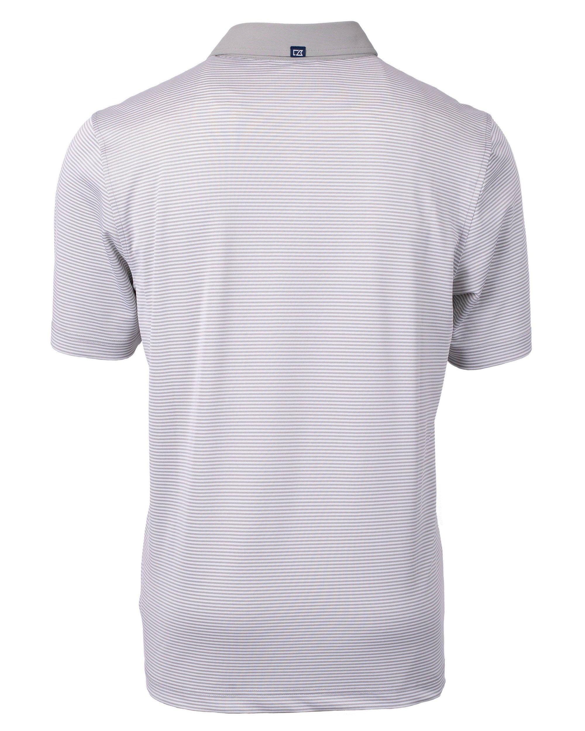Cutter & Buck Virtue Eco Micro Stripe Recycled Mens Polo
