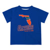 Florida Gators State Map Short Sleeve T-shirt: Gray / L