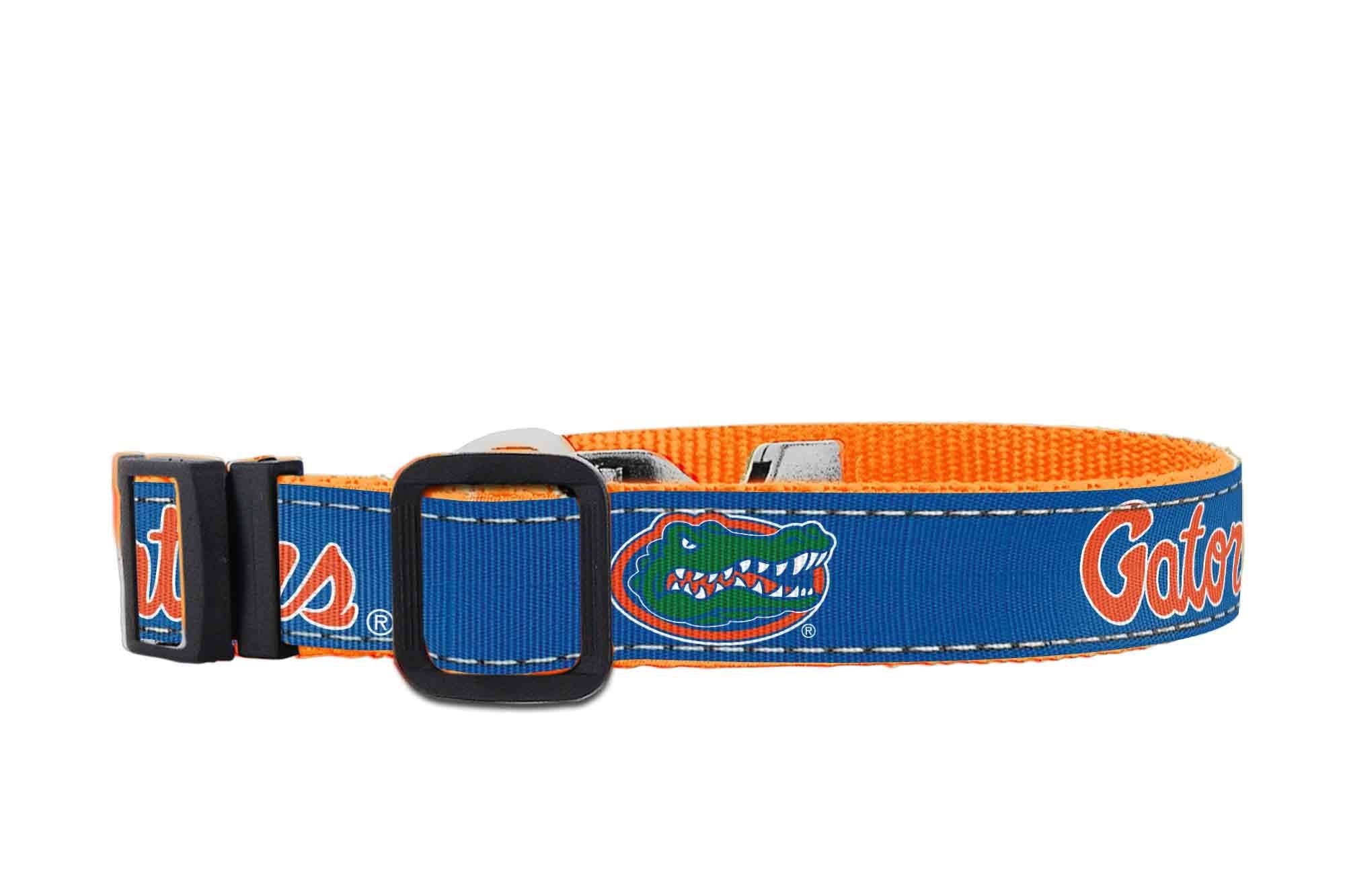 Florida Gators Adjustable Ribbon Dog Collar Lead.
