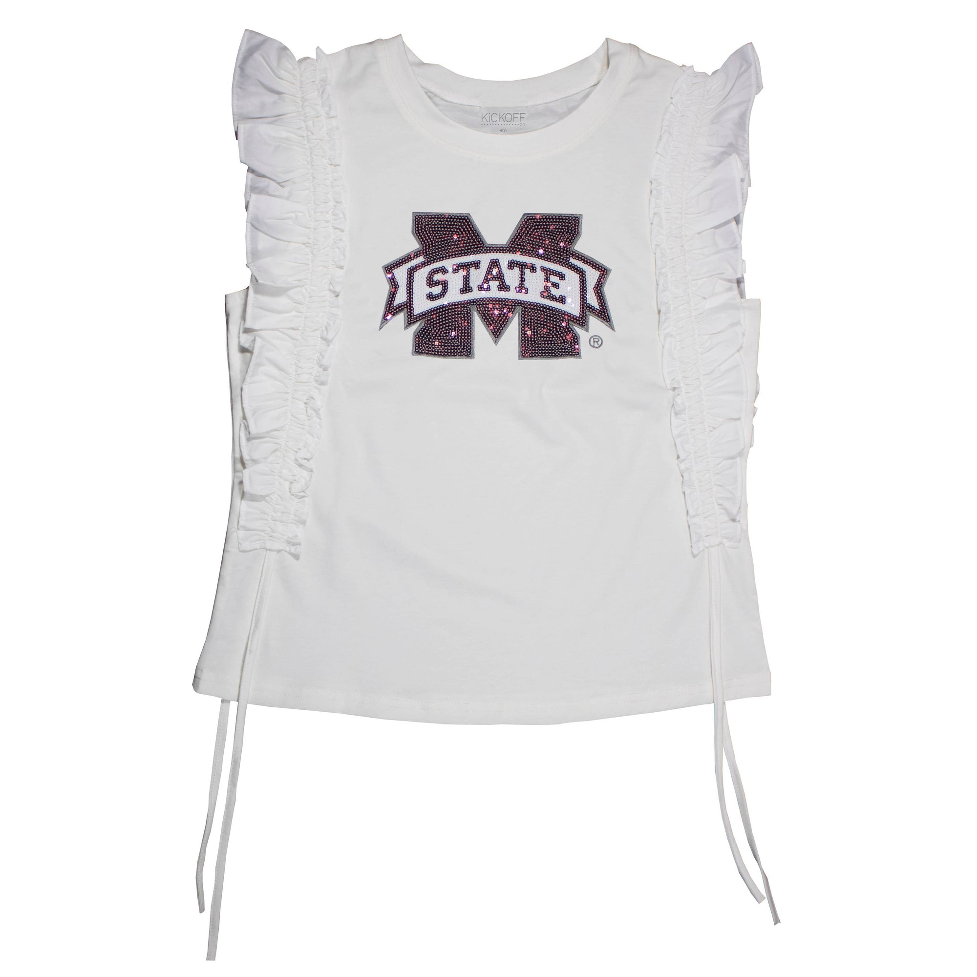 Sequin Ruffle Sleeve - NCAA Licensed: University of Florida / S