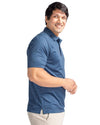 Cutter & Buck Pike Double Dot Print Stretch Mens Polo: College Orange / L / MCK00137