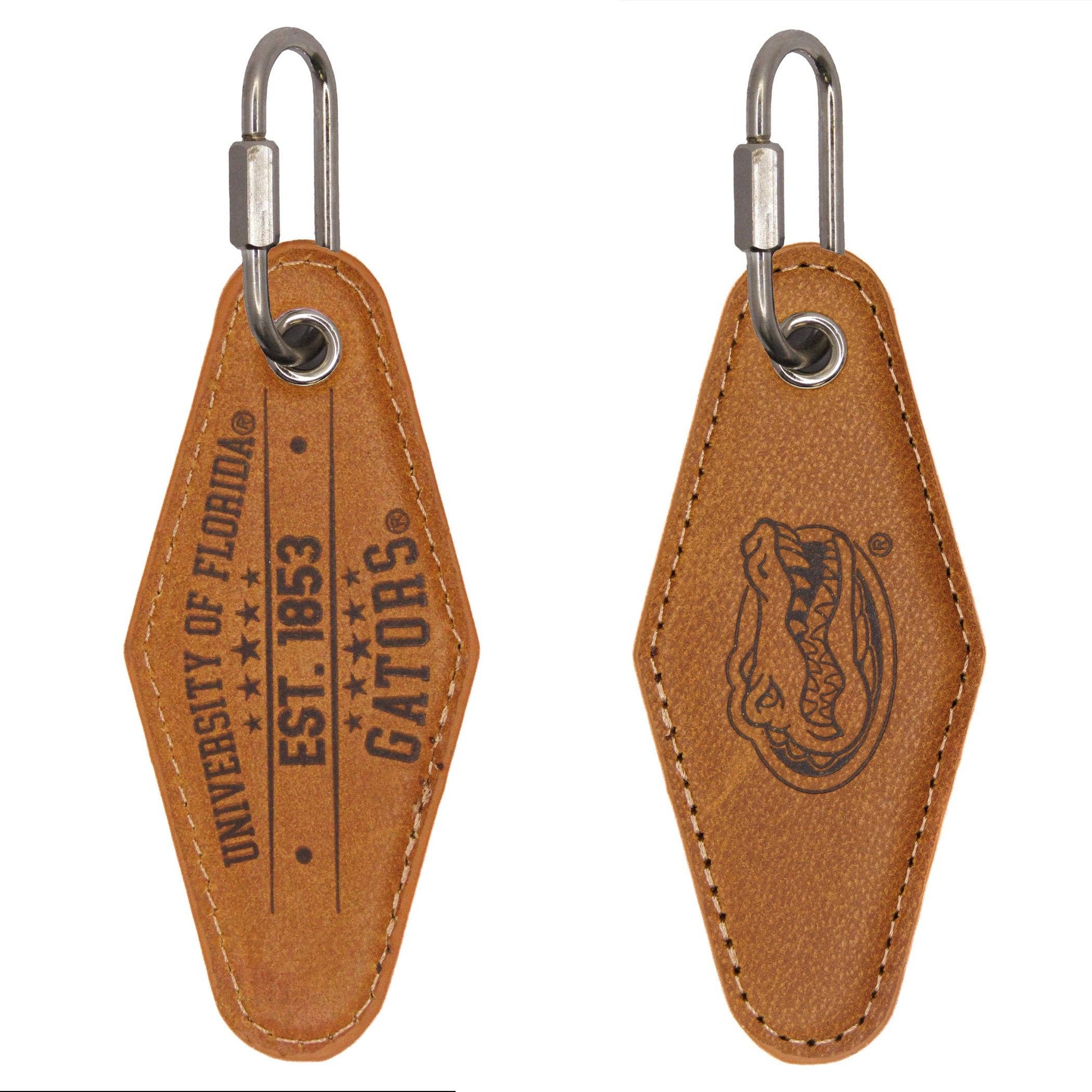 Florida Gators Collegiate Vintage Full Grain Leather Key Fob
