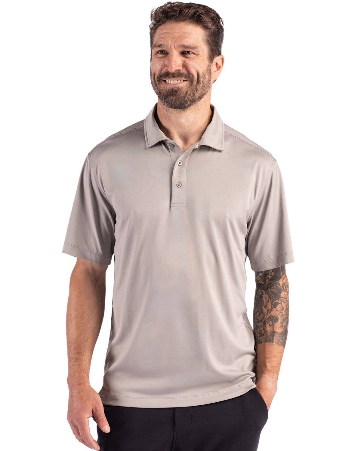 Clique Charge Active Mens Short Sleeve Polo