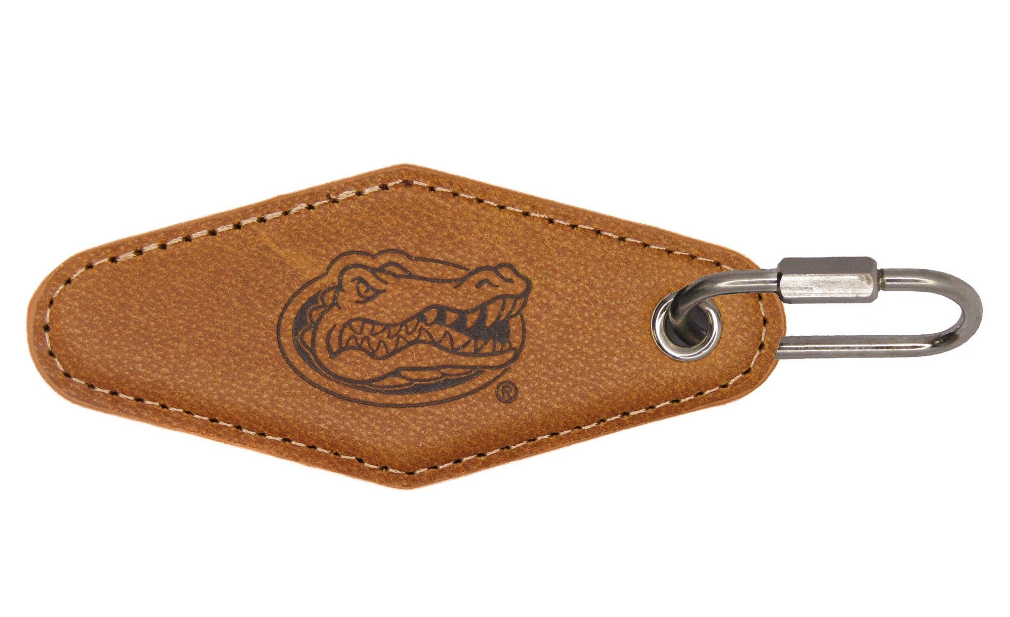 Florida Gators Collegiate Vintage Full Grain Leather Key Fob