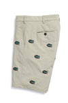 Collegiate Short Khaki with University of Florida Gators: 28 / Khaki / 9" Inseam