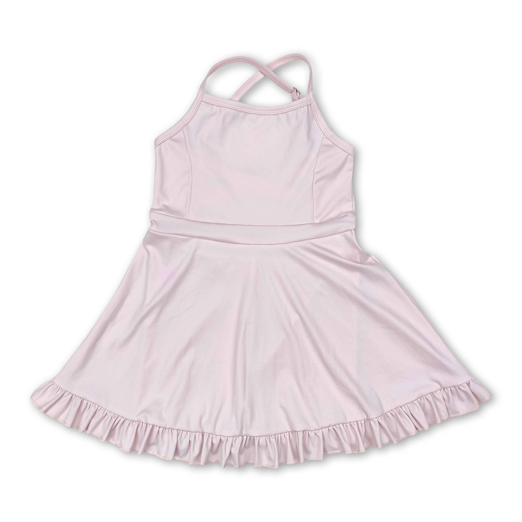 Multi colors kids girls summer athletic dresses