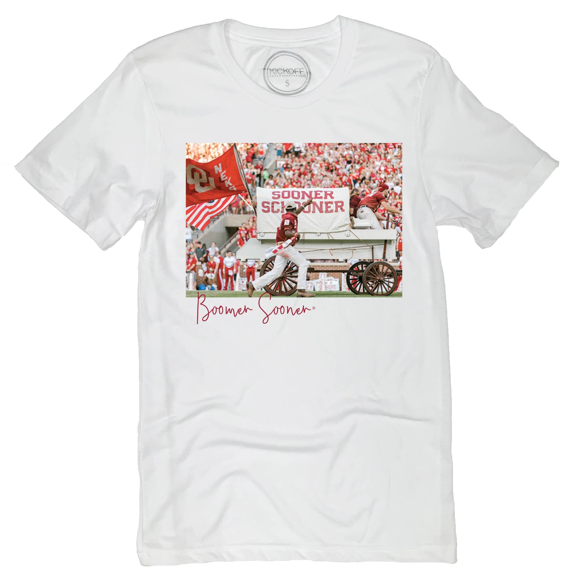 Stadium Short Sleeve T-shirt in White - NCAA Licensed: University of Florida / Small