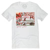 Stadium Short Sleeve T-shirt in White - NCAA Licensed: University of Florida / Medium