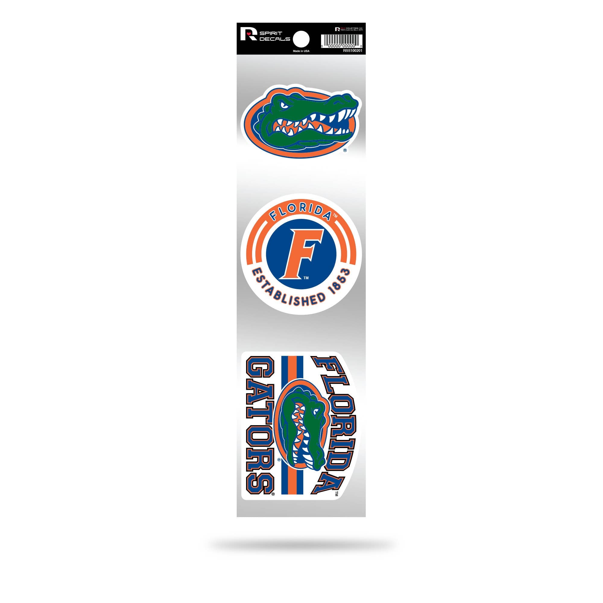 NCAA  Florida Gators  3-Piece Retro Spirit Decals