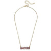 Florida Gators Outline Enamel Necklace