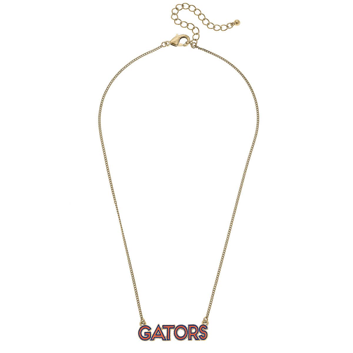 Florida Gators Outline Enamel Necklace