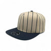 PLAIN FLAT PIN STRIPE HAT