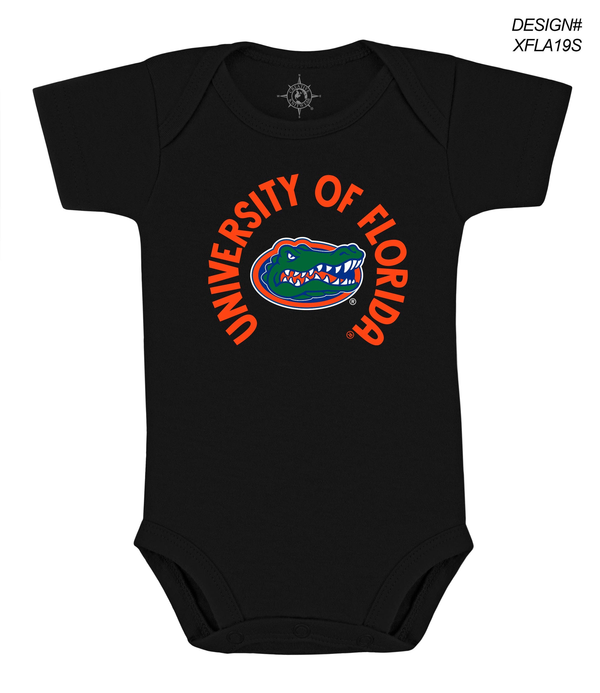 Florida Gators Infant Bodysuit: Screen-print : Orange / Halftime Nap Time / 0-3 Months