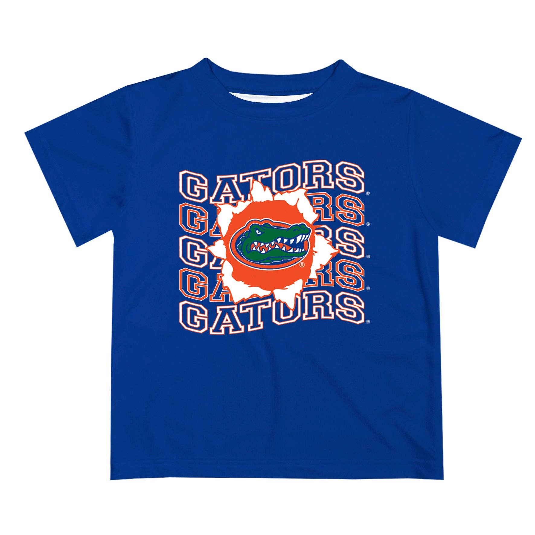 Florida Gators Vive La Fete White Art Short Sleeve Tee Shirt