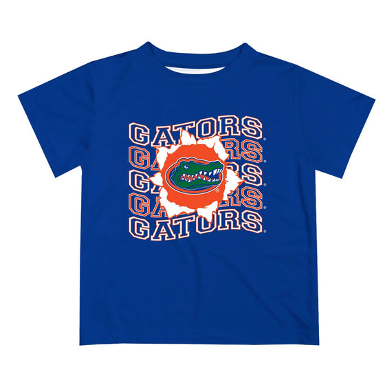 Florida Gators Vive La Fete White Art Short Sleeve Tee Shirt