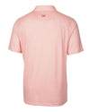 Cutter & Buck Pike Double Dot Print Stretch Mens Polo: College Orange / L / MCK00137
