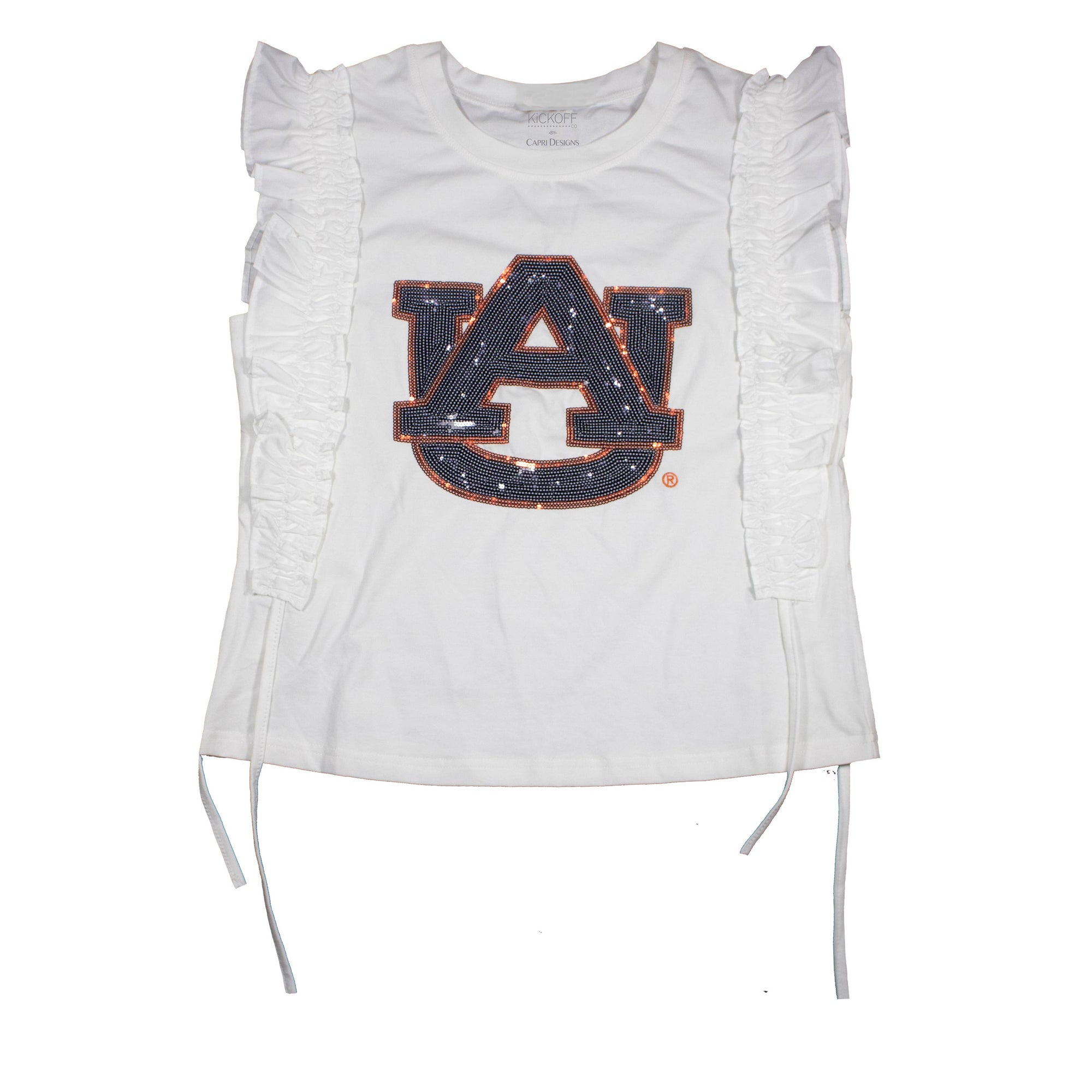 Sequin Ruffle Sleeve - NCAA Licensed: University of Florida / M