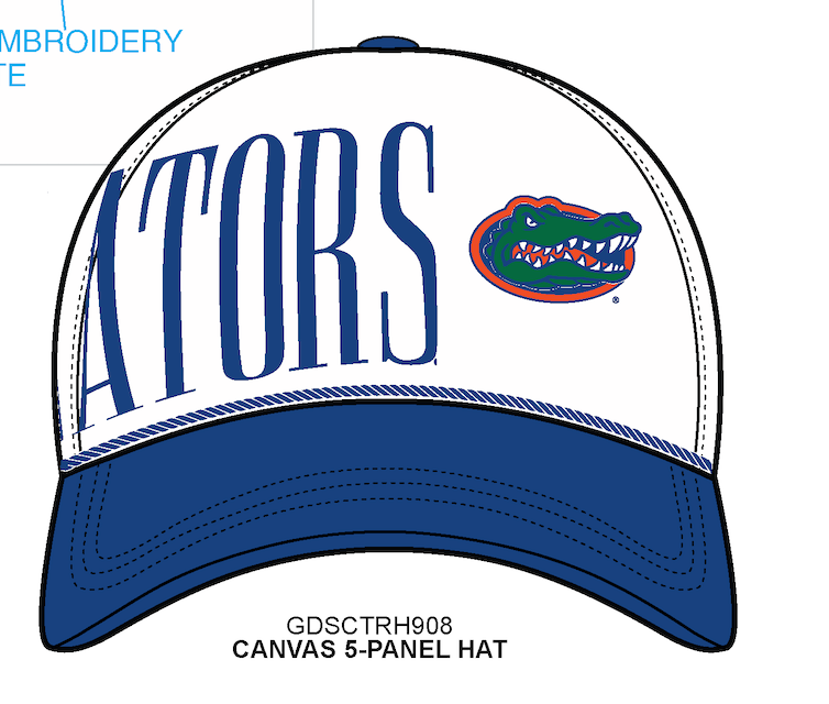 Florida Gators Saturday Stretch Canvas Trucker Hat Mens/ Ladies