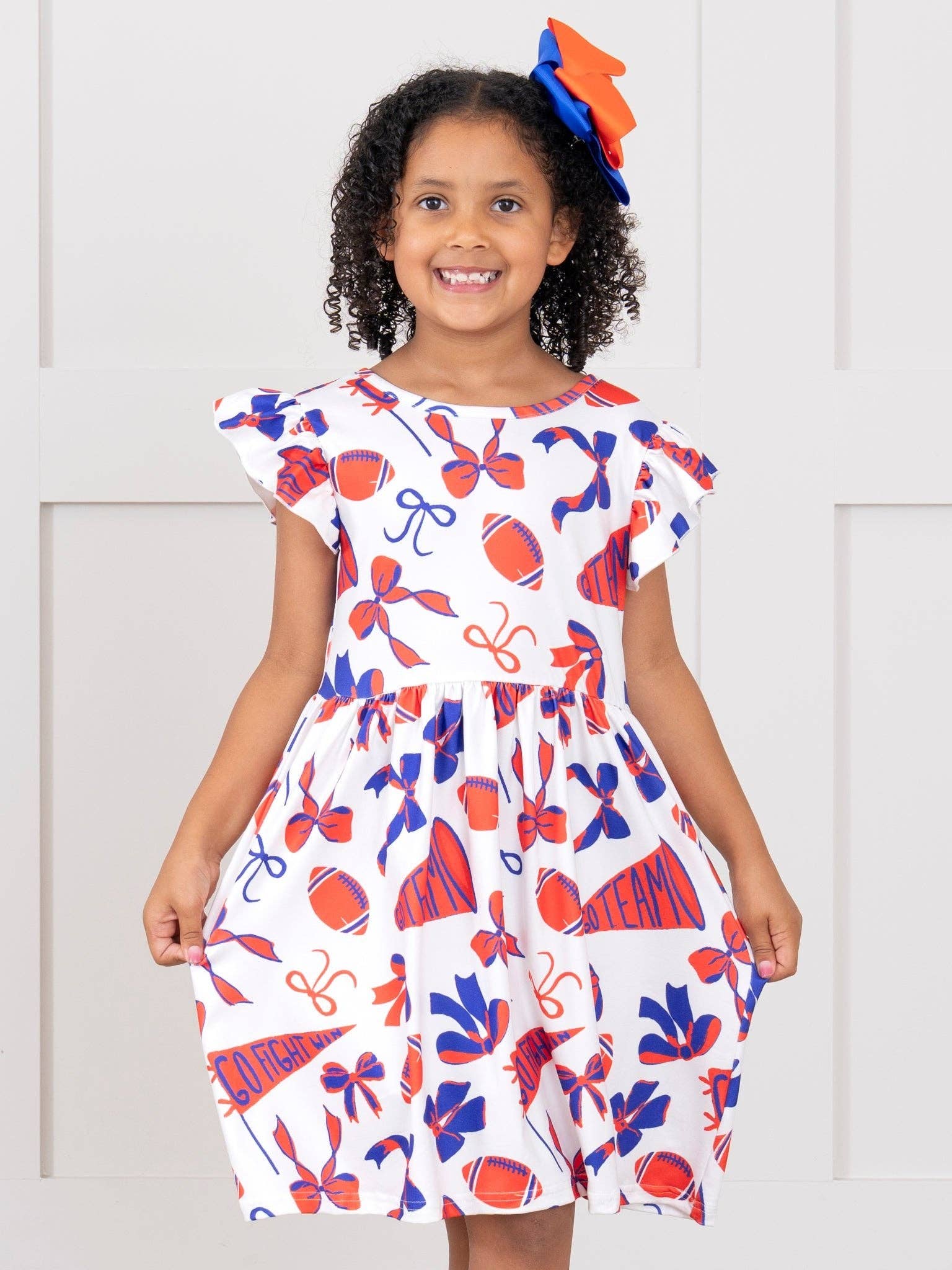 Go Team Flutter Swing Dress - Florida