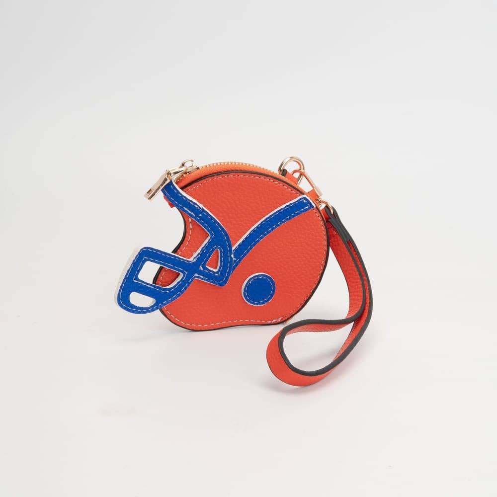 TG10866 Football Helmet Coin Purse Wristlet