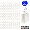  Shopping Bags Hand Bags Tote Bags Grocery Bags Pack of 100: Royal Blue / Medium 12x16x5