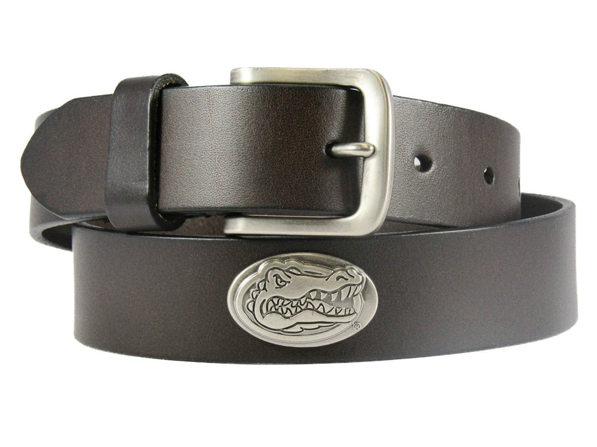 Florida Gators Men's Collegiate Leather Belt: Brown / 42