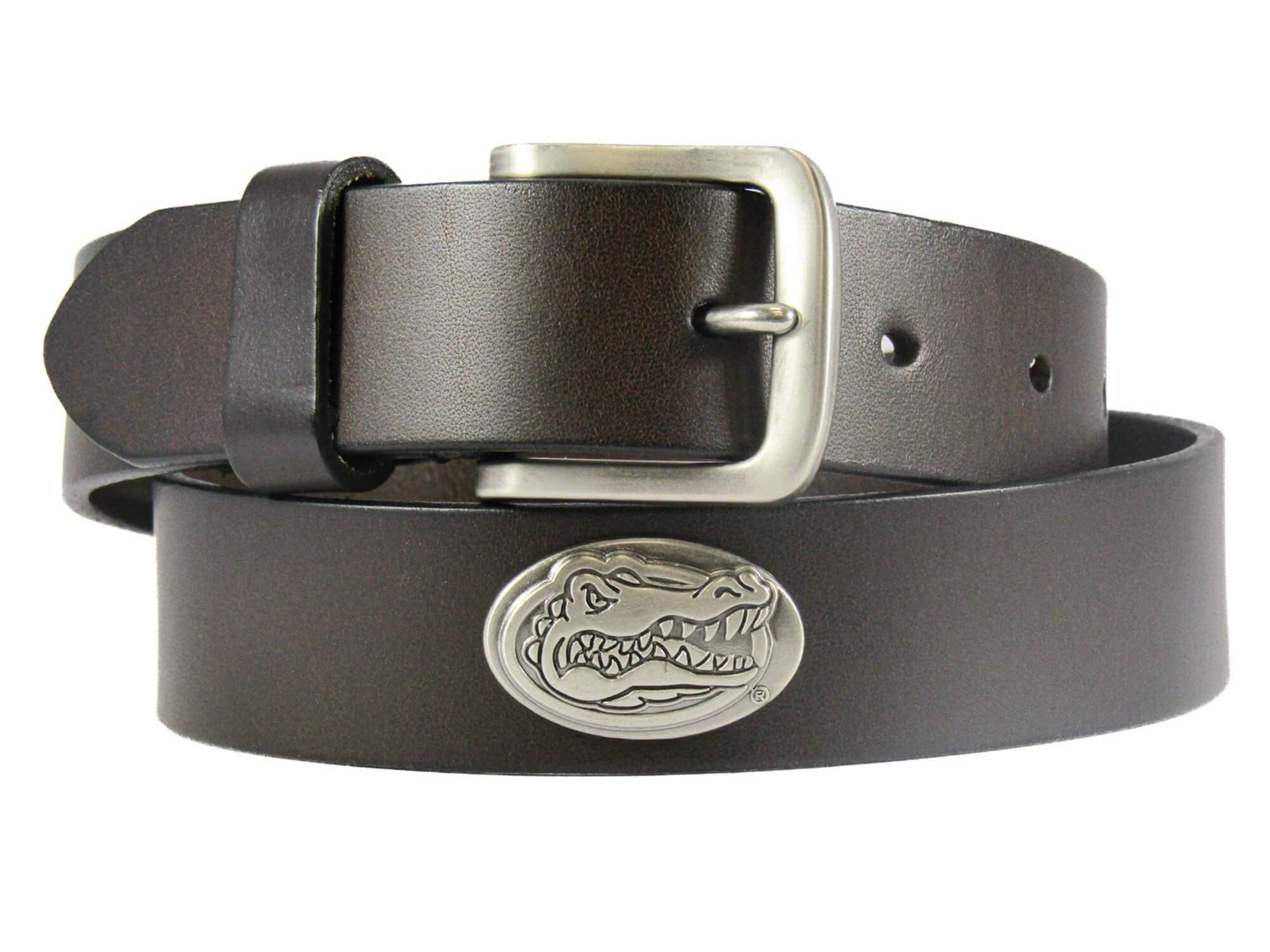 Florida Gators Men's Collegiate Leather Belt: Brown / 40