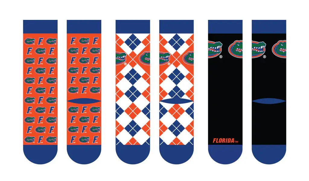 NCAA Florida Business Knit Crew, 3-Pack