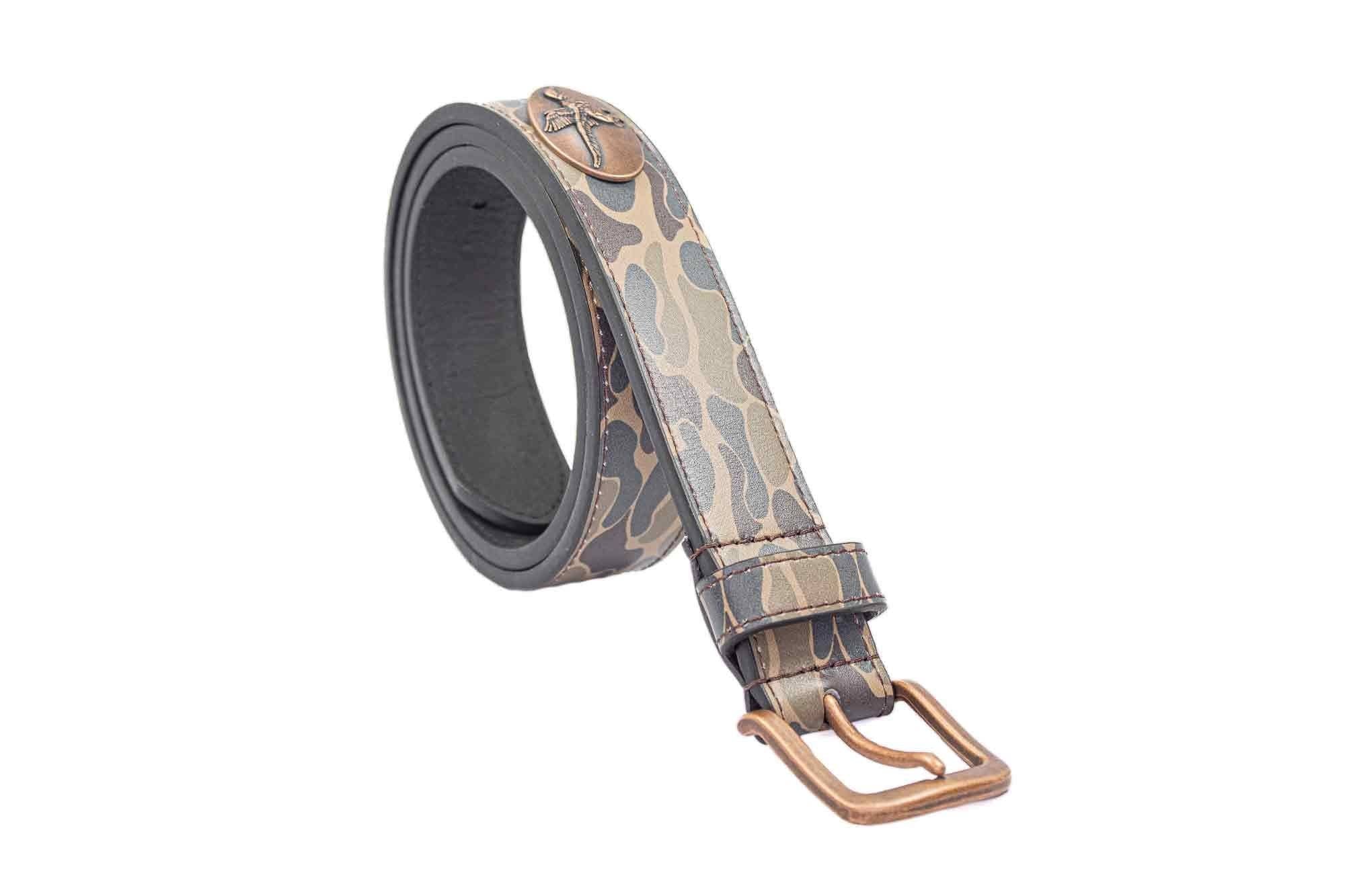 Florida Gators Old School Camo Leather Belt