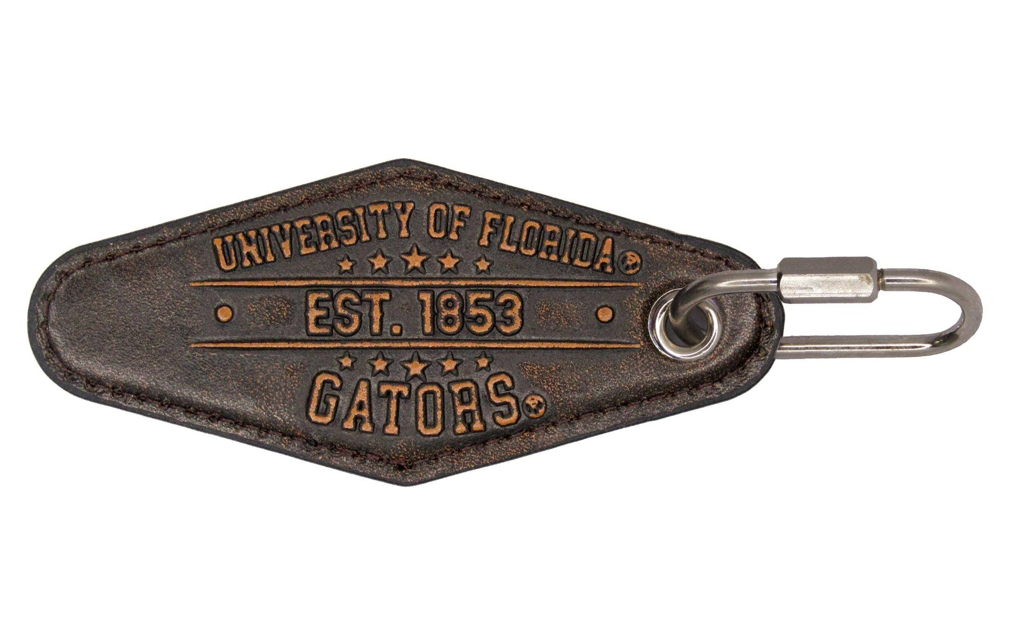 Florida Gators Collegiate Vintage Full Grain Leather Key Fob