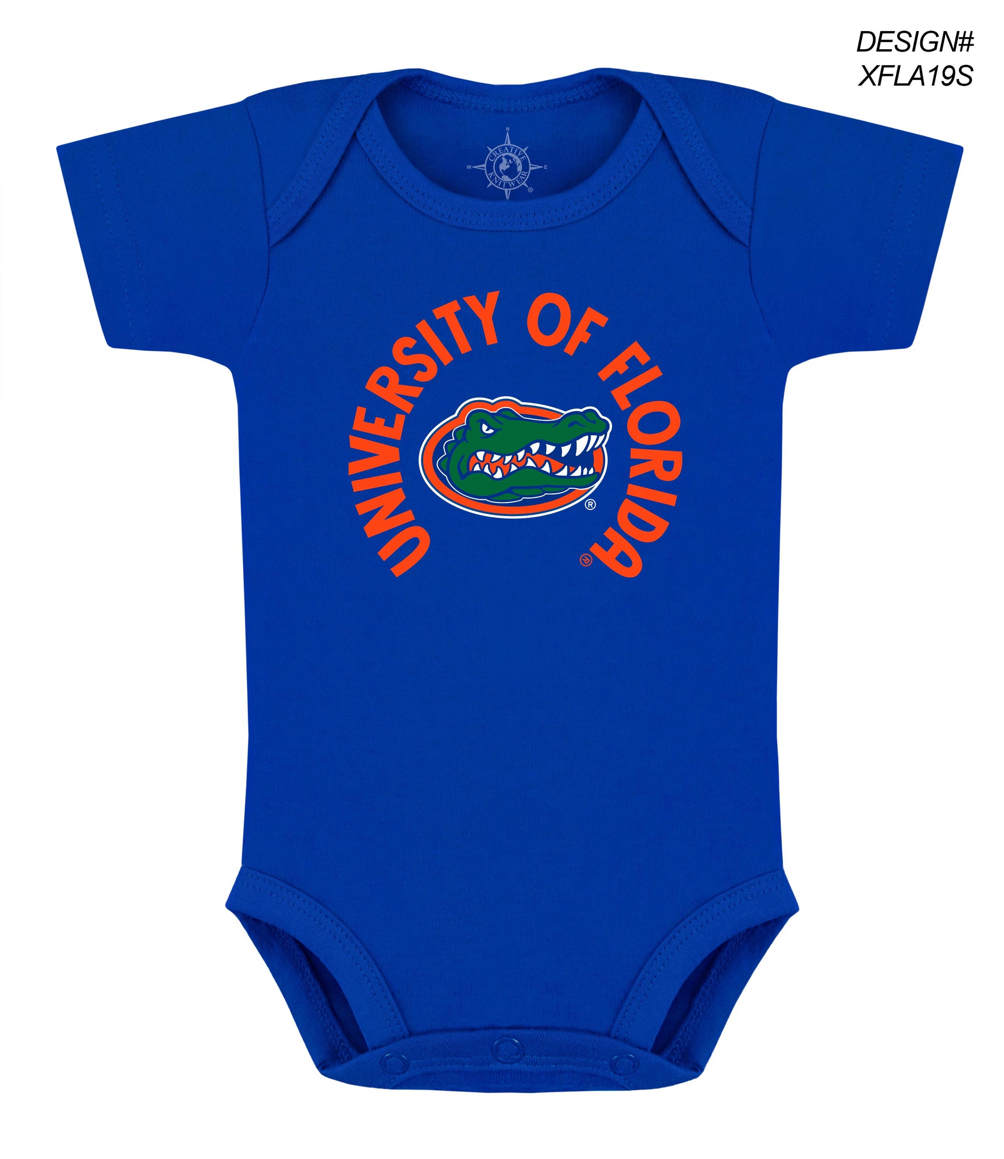 Florida Gators Infant Bodysuit: Screen-print : Royal / Fan Since Birth / 12 Months