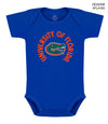 Florida Gators Infant Bodysuit: Screen-print : Royal / Fan Since Birth / 0-3 Months