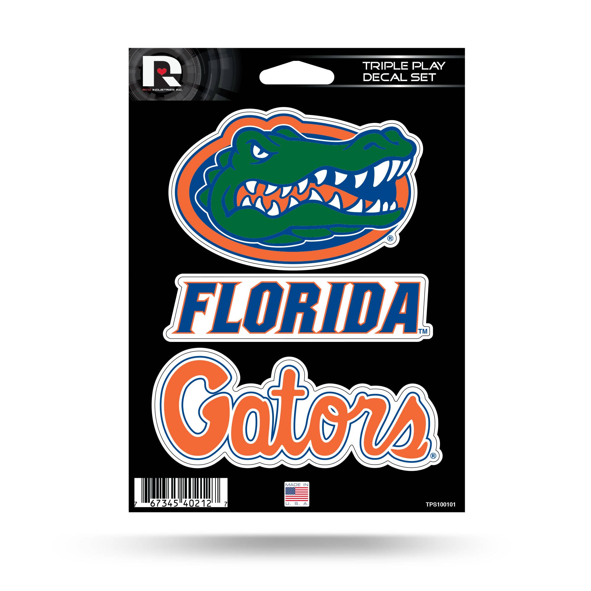 NCAA Florida Triple Play Decal
