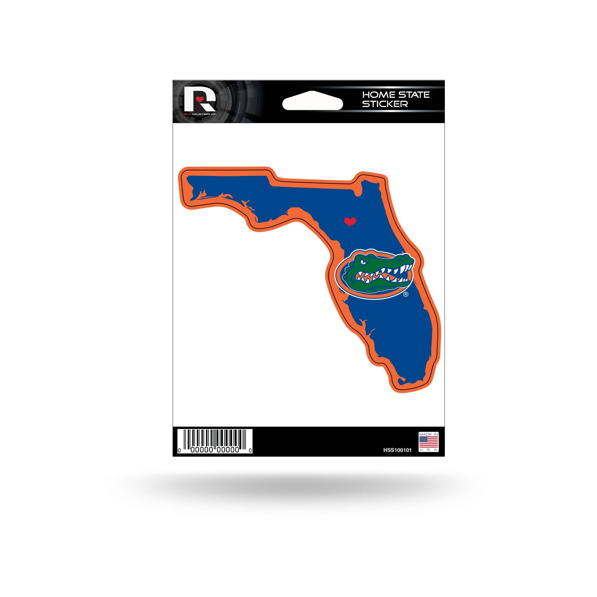 NCAA Florida Home State Sticker For any Smooth Surface