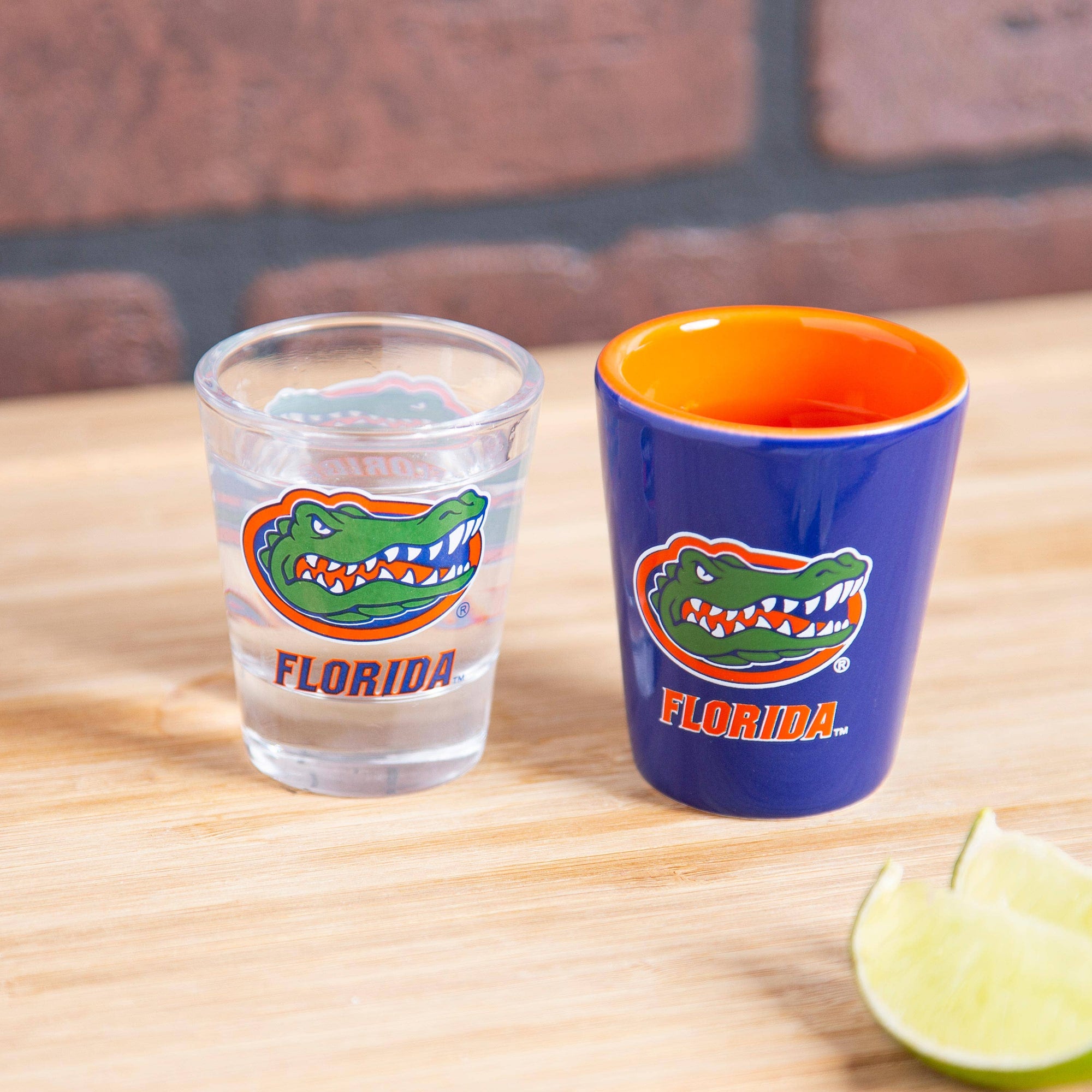 University of Florida Ceramic or Glass 2oz. 1 pcs