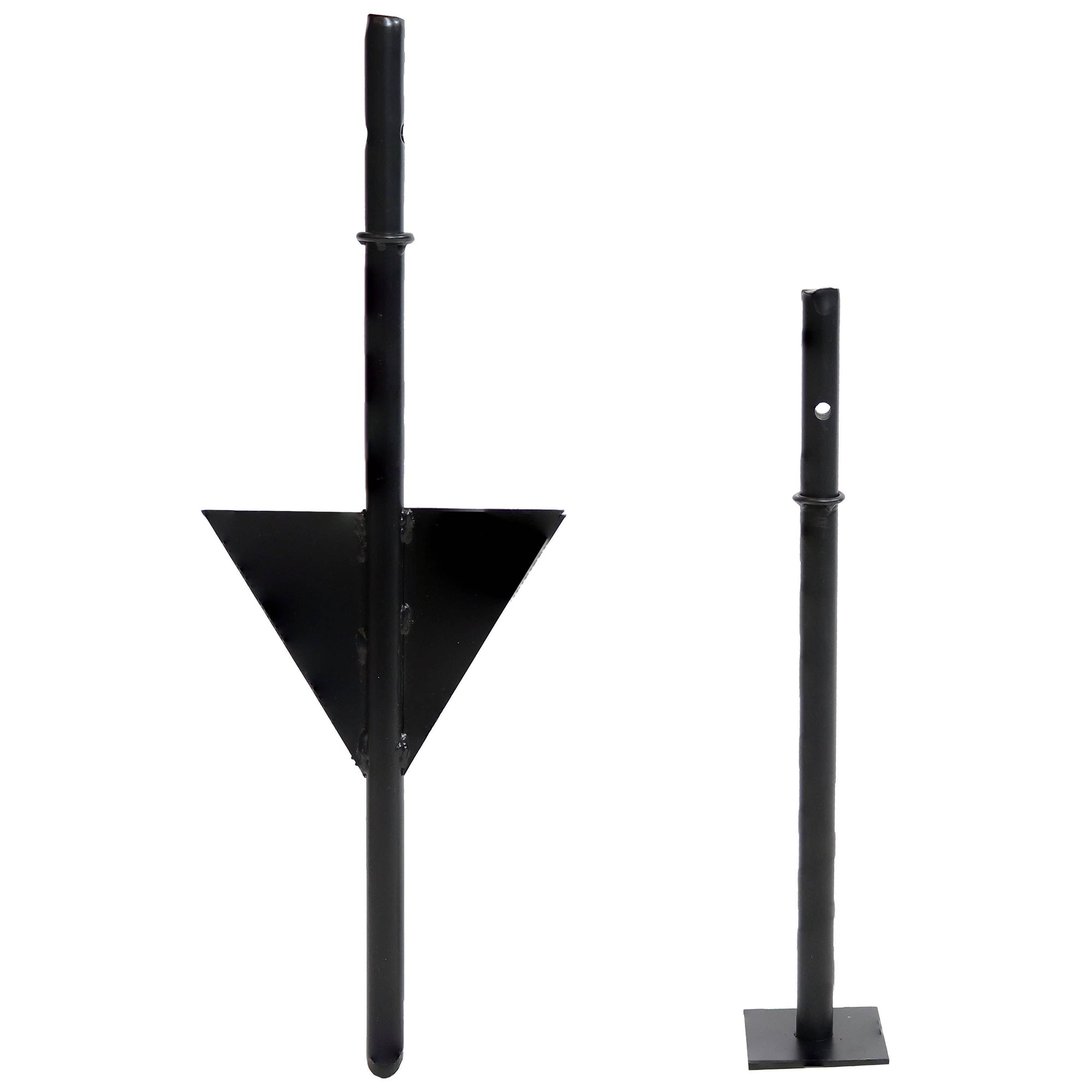 Steel Fire Pit Cooking Grill Swivel Set with Ground Stake