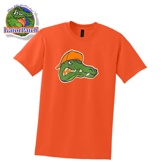 Orange Skater Gator Tee