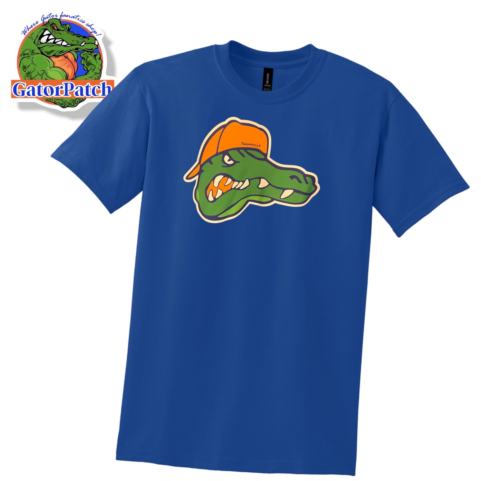 Blue Skater Gator Tee