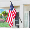 Extendable Metal House Flag Pole, Bronze