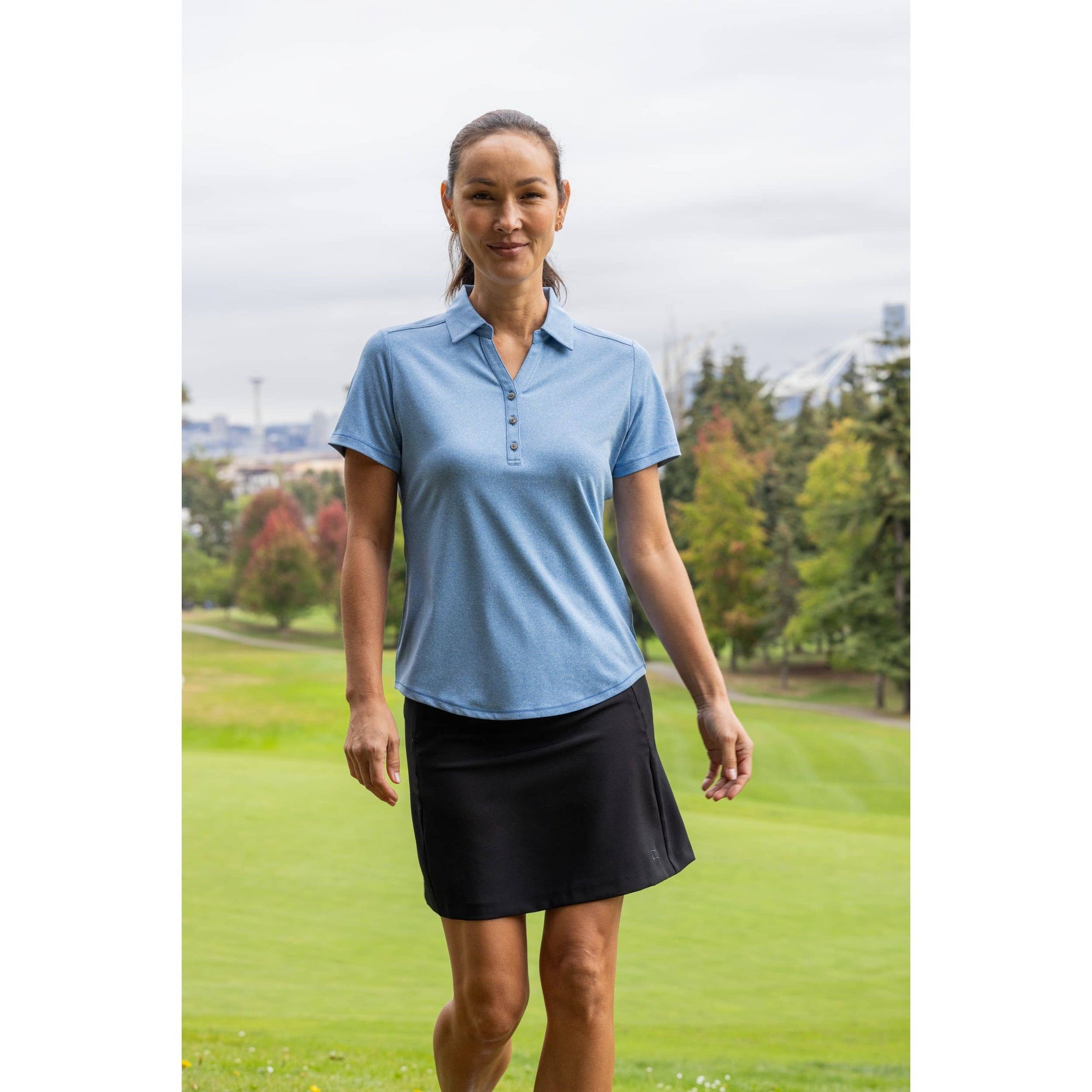 Cutter & Buck Forge Eco Stretch Womens Short Sleeve Polo