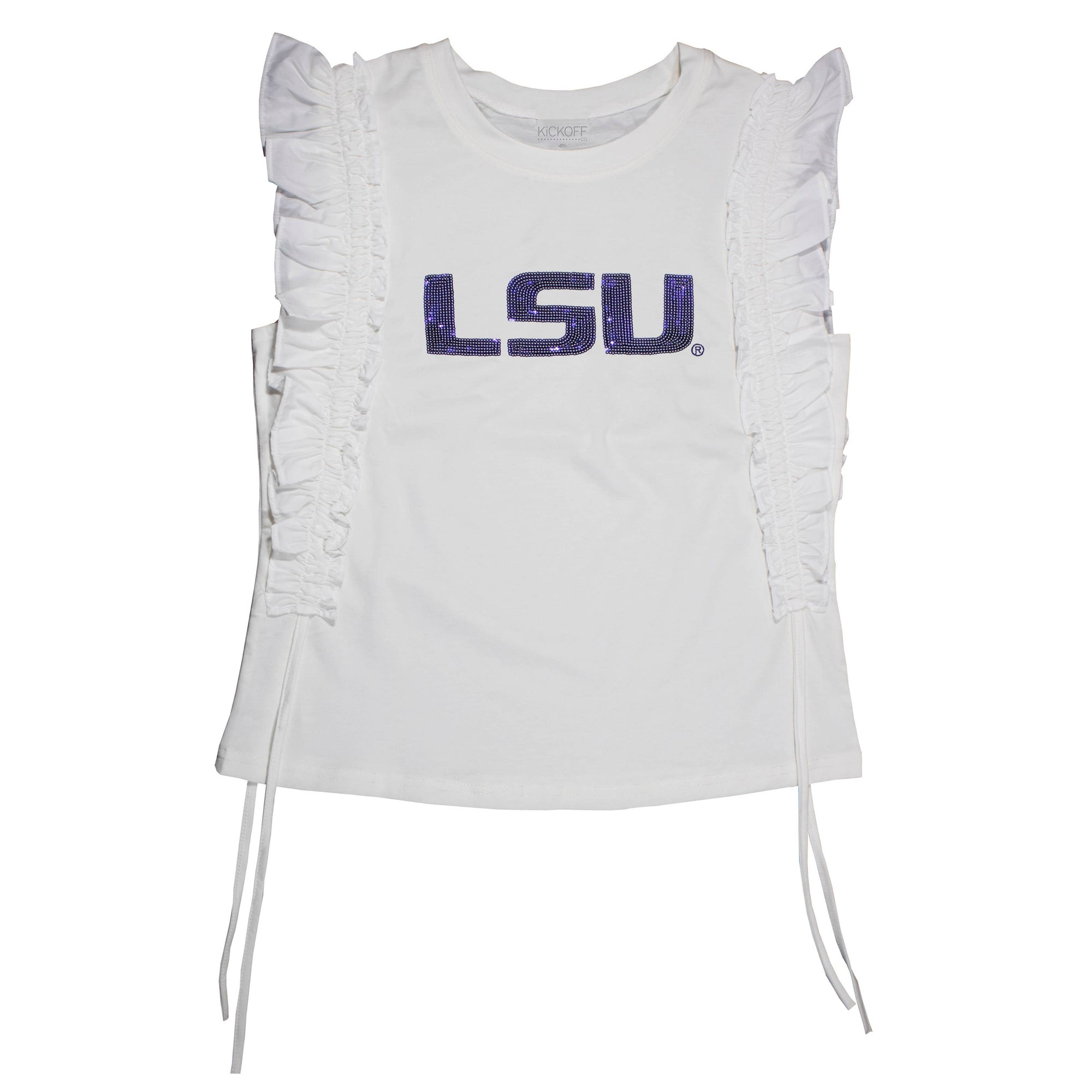 Sequin Ruffle Sleeve - NCAA Licensed: University of Florida / L