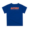 Florida Gators Dripping Football Helmet T-Shirt Blue