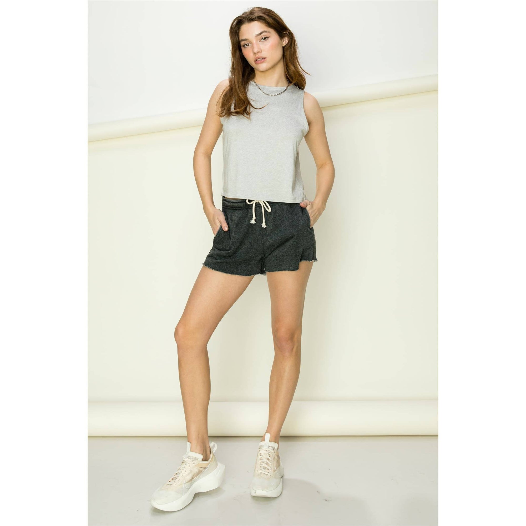Tie-Back Sleeveless Top